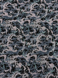 Midnight Mist Abstract Sequin Net Fabric | 2506650