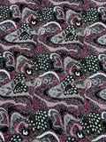 Blush Paisley Sequin Net Fabric | 2506652