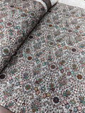 Heritage Paisley & Floral Silk Threadwork Fabric | 2504706