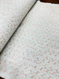Pastel Floral Beadwork Embroidered Fabric | 2504468