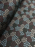 Midnight Bloom Multicolour Threadwork Fabric | 2504461