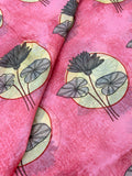 Blush Lotus Pure Mul Cotton Print | 2507026