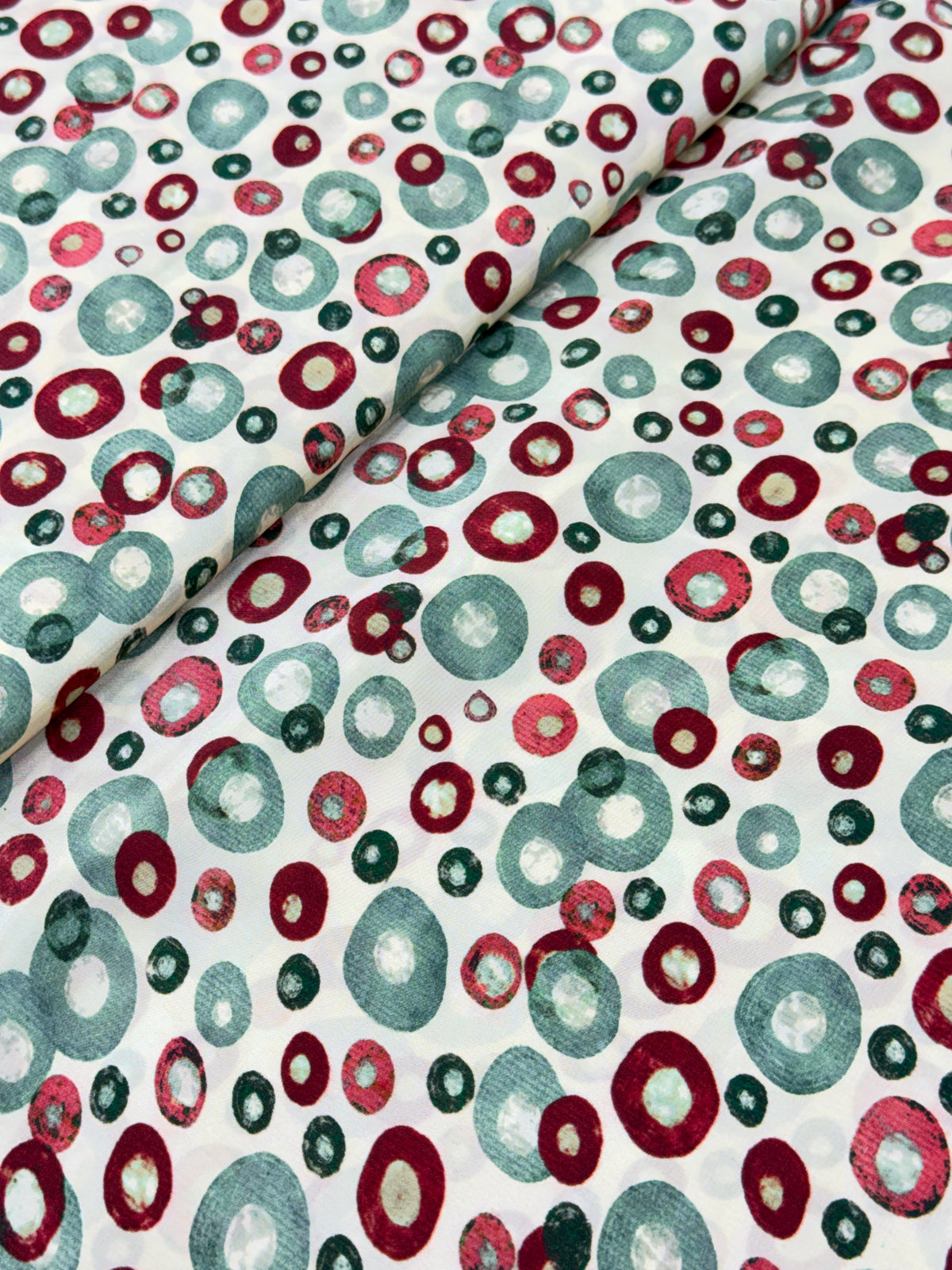 Retro Rings Crepe Print | 2507027
