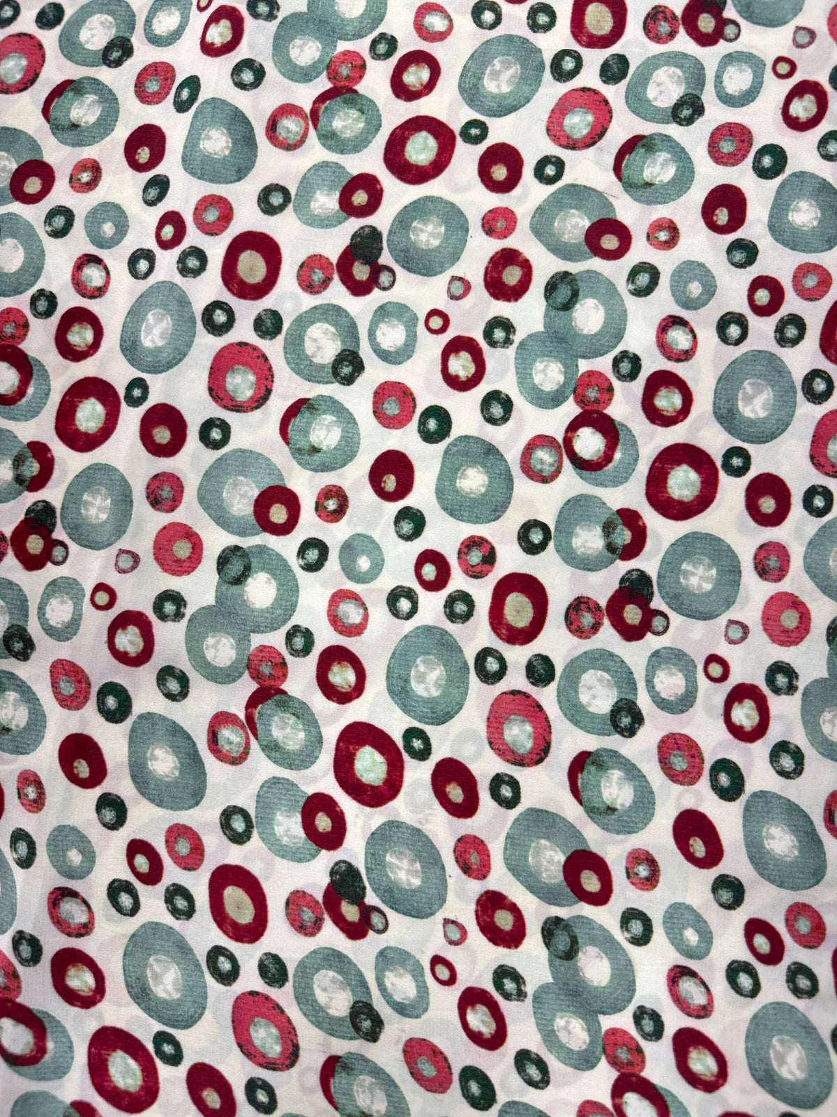 Retro Rings Crepe Print | 2507027