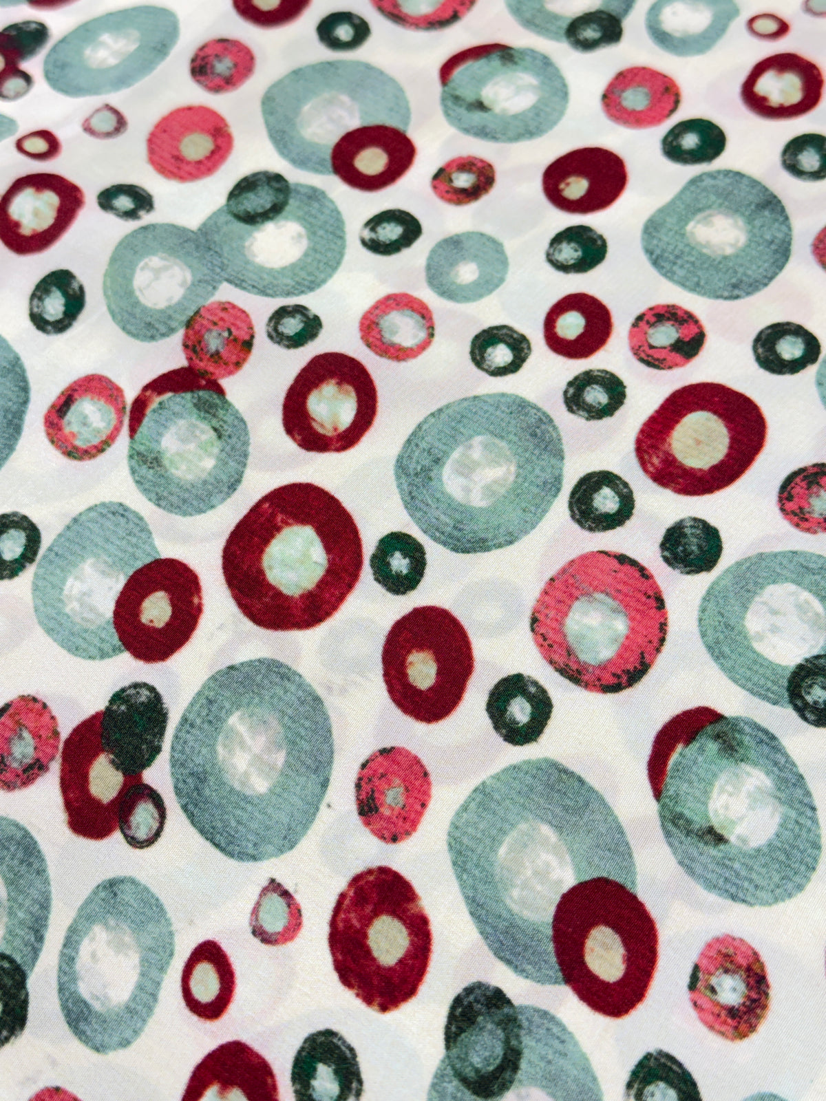 Retro Rings Crepe Print | 2507027