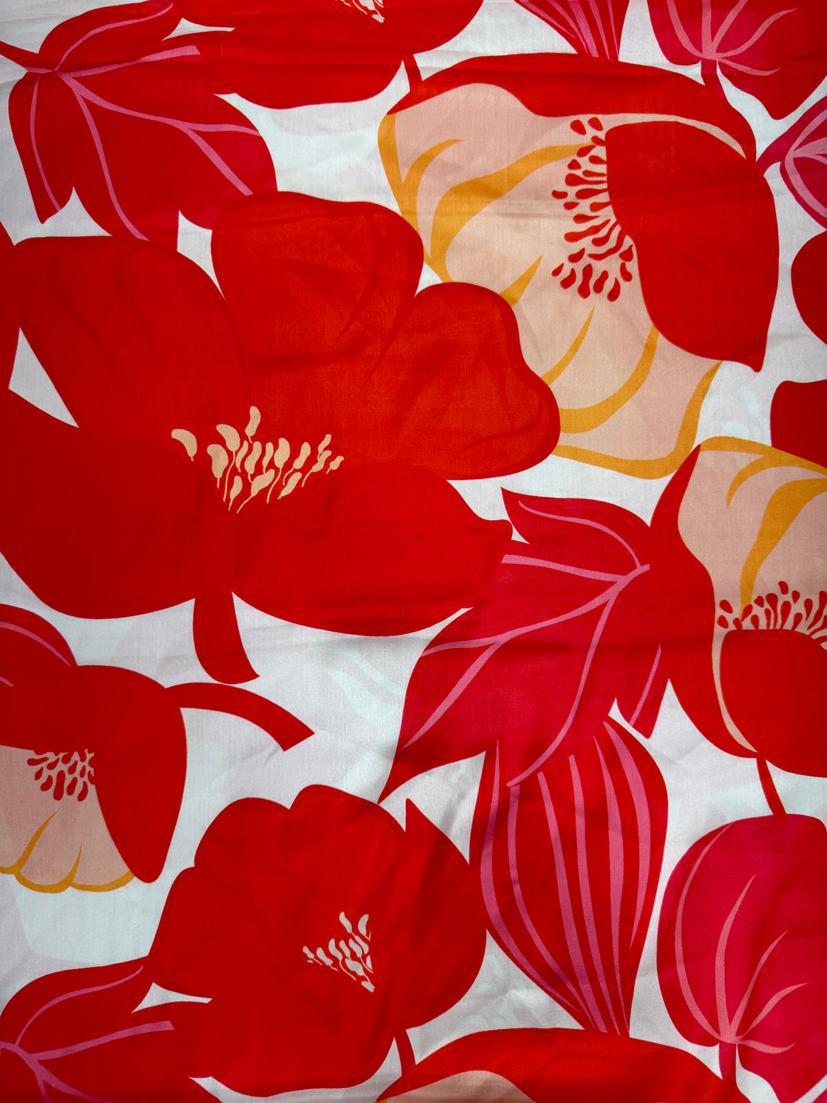 Scarlet Bloom Armani Satin Print | 2502062
