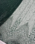 Emerald Green Luxury Beadwork Sequin Net Fabric | 2504821