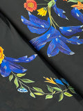 Midnight Botanical Bloom Armani Satin Print | 2502062
